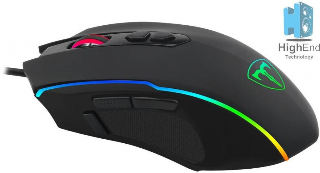 ماوس ألعاب يو اس بي بإضاءة ليد ومتعدد حساسية الدي بي اى وقابل للبرمجة T-DAGGER T-TGM202