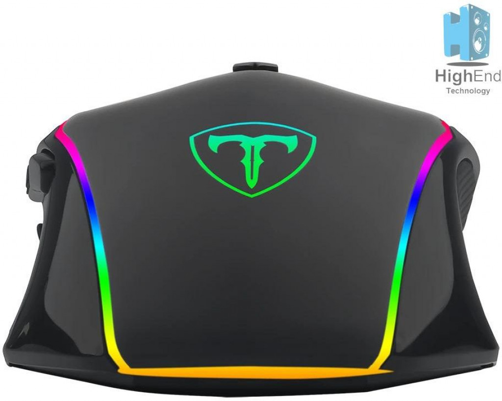 ماوس ألعاب يو اس بي بإضاءة ليد ومتعدد حساسية الدي بي اى وقابل للبرمجة T-DAGGER T-TGM202