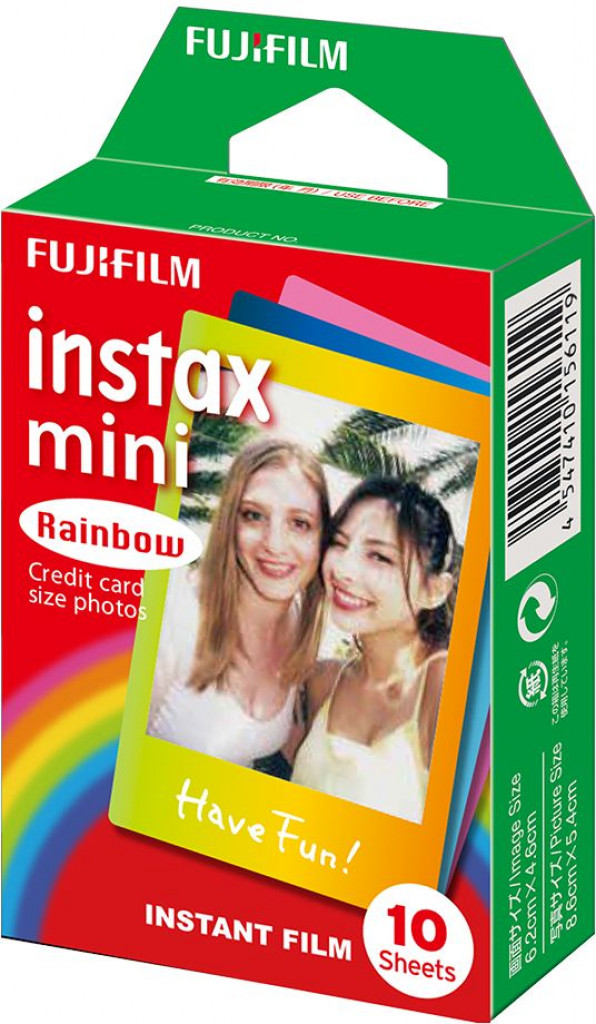 Fujifilm Instax 10 Sheets Colorful Rainbow Film Photo Paper for Fujifilm Instax Mini 8/9 Fujifilm Instax 10 Sheets Colorful Rainbow Film Photo Paper for Fujifilm Instax Mini 8/9
