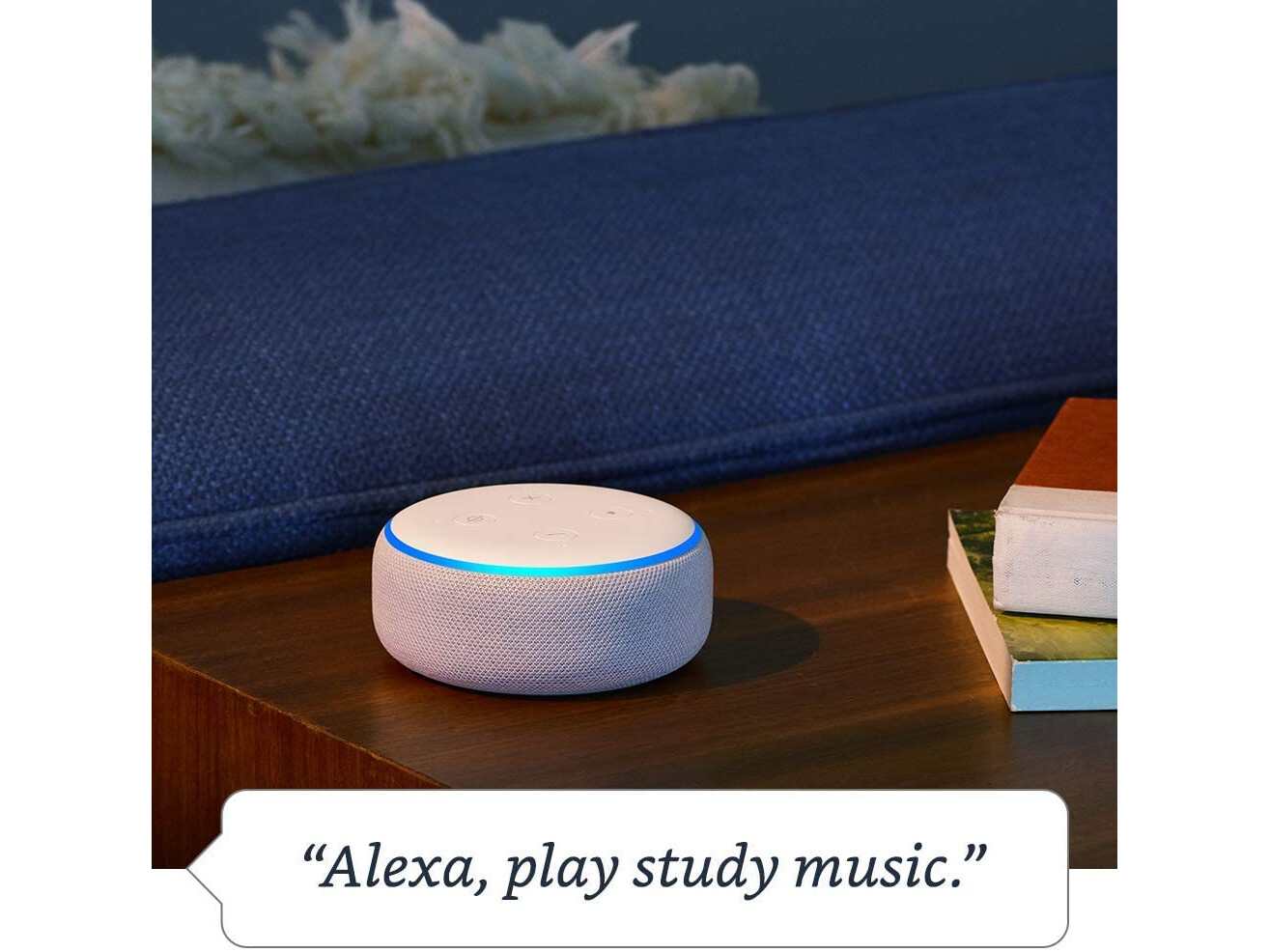 Amazon Echo Dot (3rd Gen) Smart speaker with Alexa - Sandstone Fabric Amazon Echo Dot (3rd Gen) Smart speaker with Alexa - Sandstone Fabric