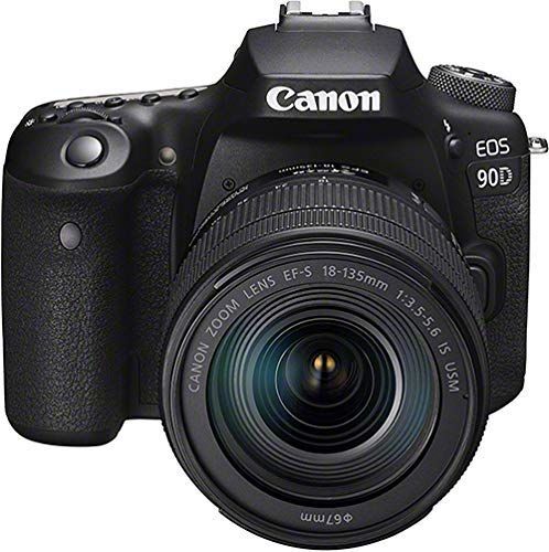 Canon EOS 90D + EF-S 18-135mm f/3.5-5.6 IS USM, Black Canon EOS 90D + EF-S 18-135mm f/3.5-5.6 IS USM, Black