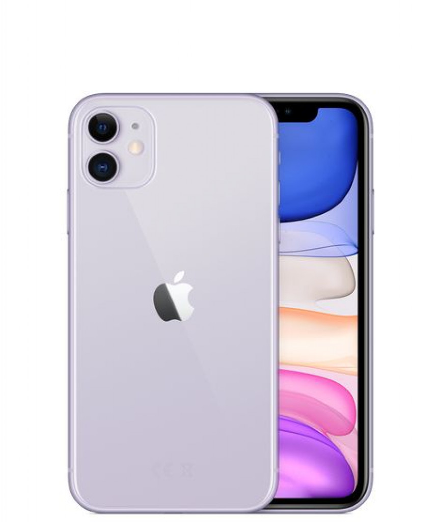 Apple iPhone 11 with FaceTime - 128GB, 4GB RAM, 4G LTE, Purple, Single SIM & E-SIM Apple iPhone 11 with FaceTime - 128GB, 4GB RAM, 4G LTE, Purple, Single SIM & E-SIM