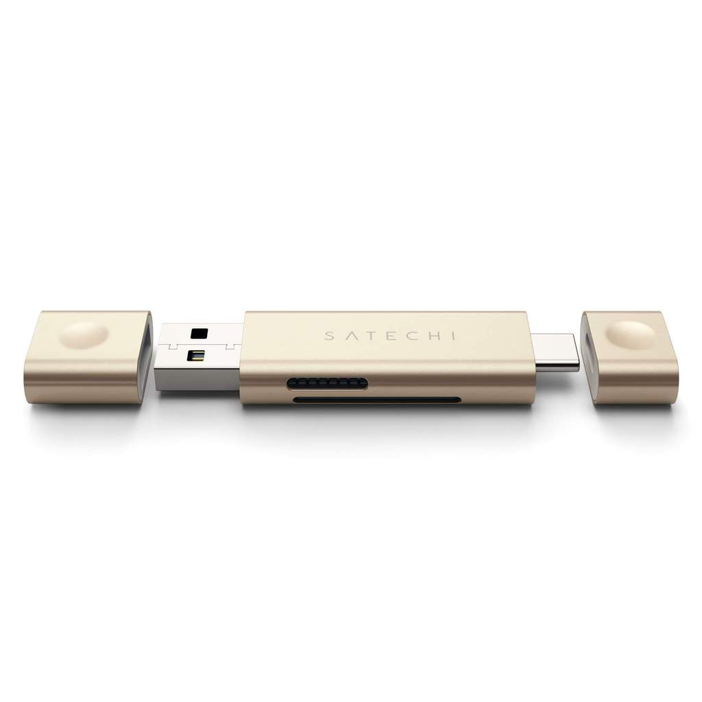 Satechi ST-TCCRAR Aluminum Type-C USB 3.0 and Micro-SD Card Reader