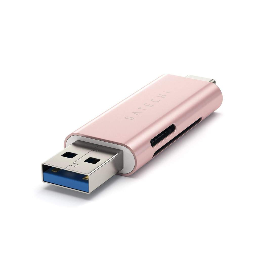 Satechi ST-TCCRAR Aluminum Type-C USB 3.0 and Micro-SD Card Reader