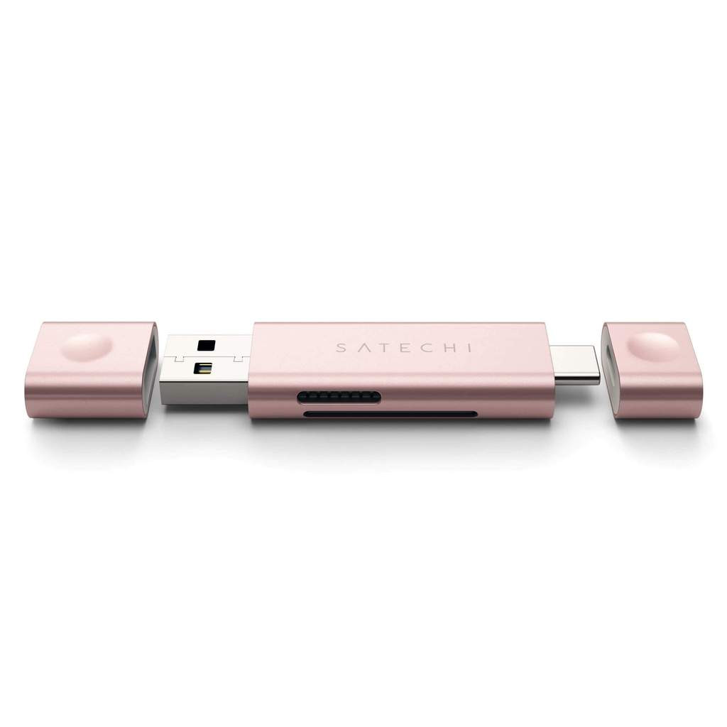 Satechi ST-TCCRAR Aluminum Type-C USB 3.0 and Micro-SD Card Reader