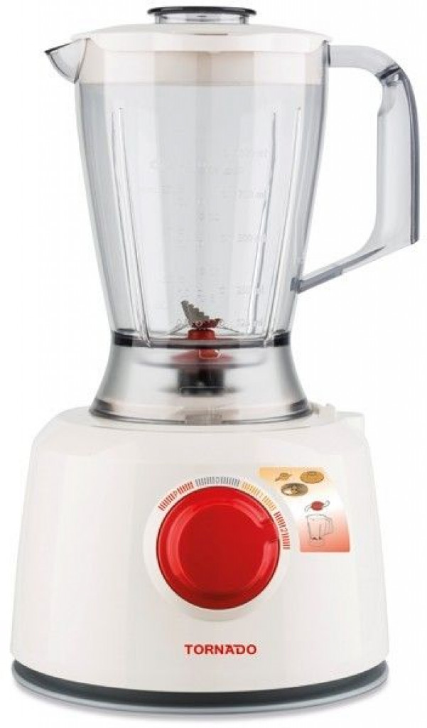 Tornado Food Processor 1000 Watt with 1.2 Liter Bowl and 1 Liter