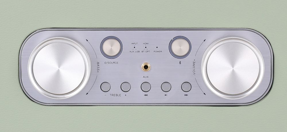 First F-95 Bluetooth Subwoofer, 80 Watt - Green First F-95 Bluetooth Subwoofer, 80 Watt - Green