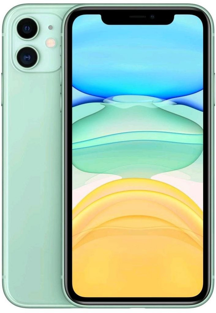 Apple iPhone 11 Dual SIM - 128GB, 4GB RAM, 4G LTE, Green
