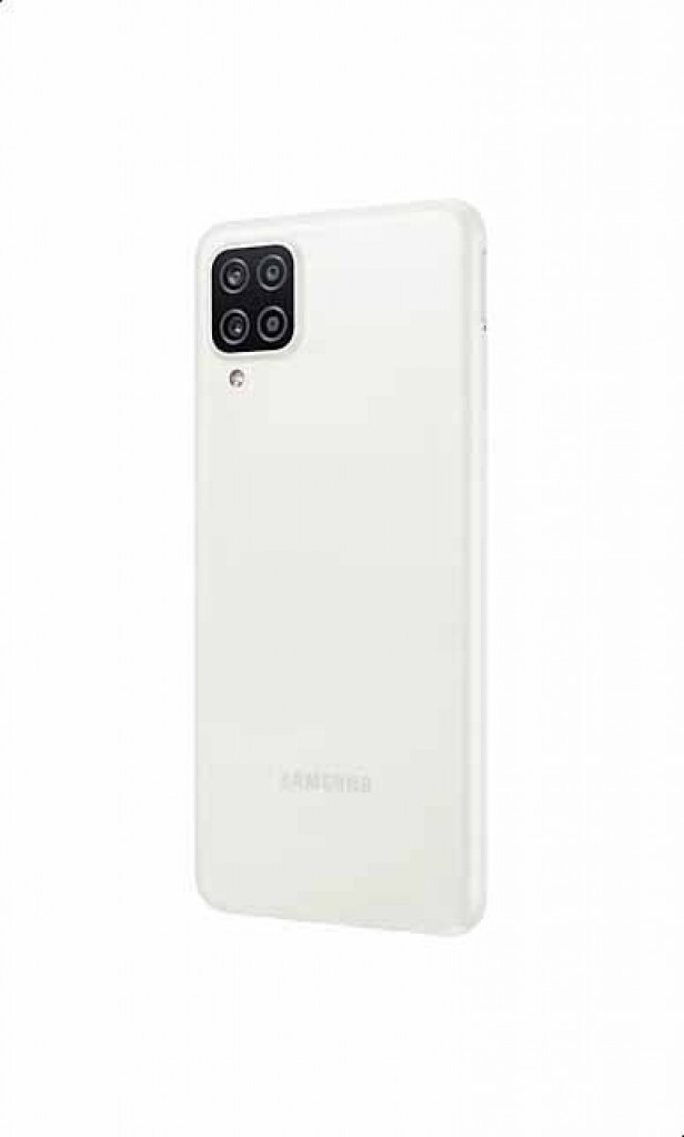 Samsung Galaxy A12 Dual SIM Mobile - 6.5 Inch, 128 GB, 4 GB RAM, 4G LTE - White