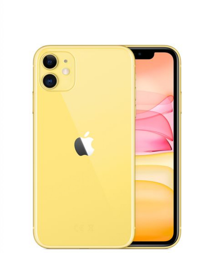 Apple iPhone 11 with FaceTime - 128GB, 4GB RAM, 4G LTE, Yellow, Single SIM & E-SIM Apple iPhone 11 with FaceTime - 128GB, 4GB RAM, 4G LTE, Yellow, Single SIM & E-SIM