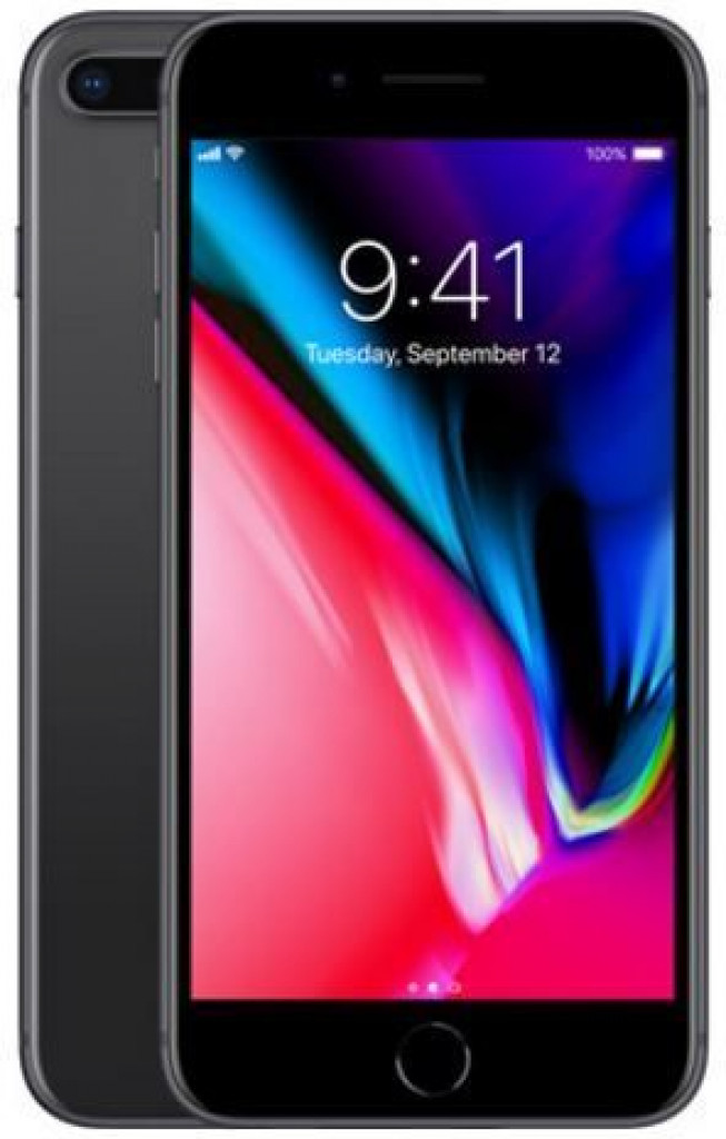 Apple Iphone 8 Plus With Facetime - 128 GB, 4G LTE, Space Grey, 3 GB Ram, Single Sim Apple Iphone 8 Plus With Facetime - 128 GB, 4G LTE, Space Grey, 3 GB Ram, Single Sim