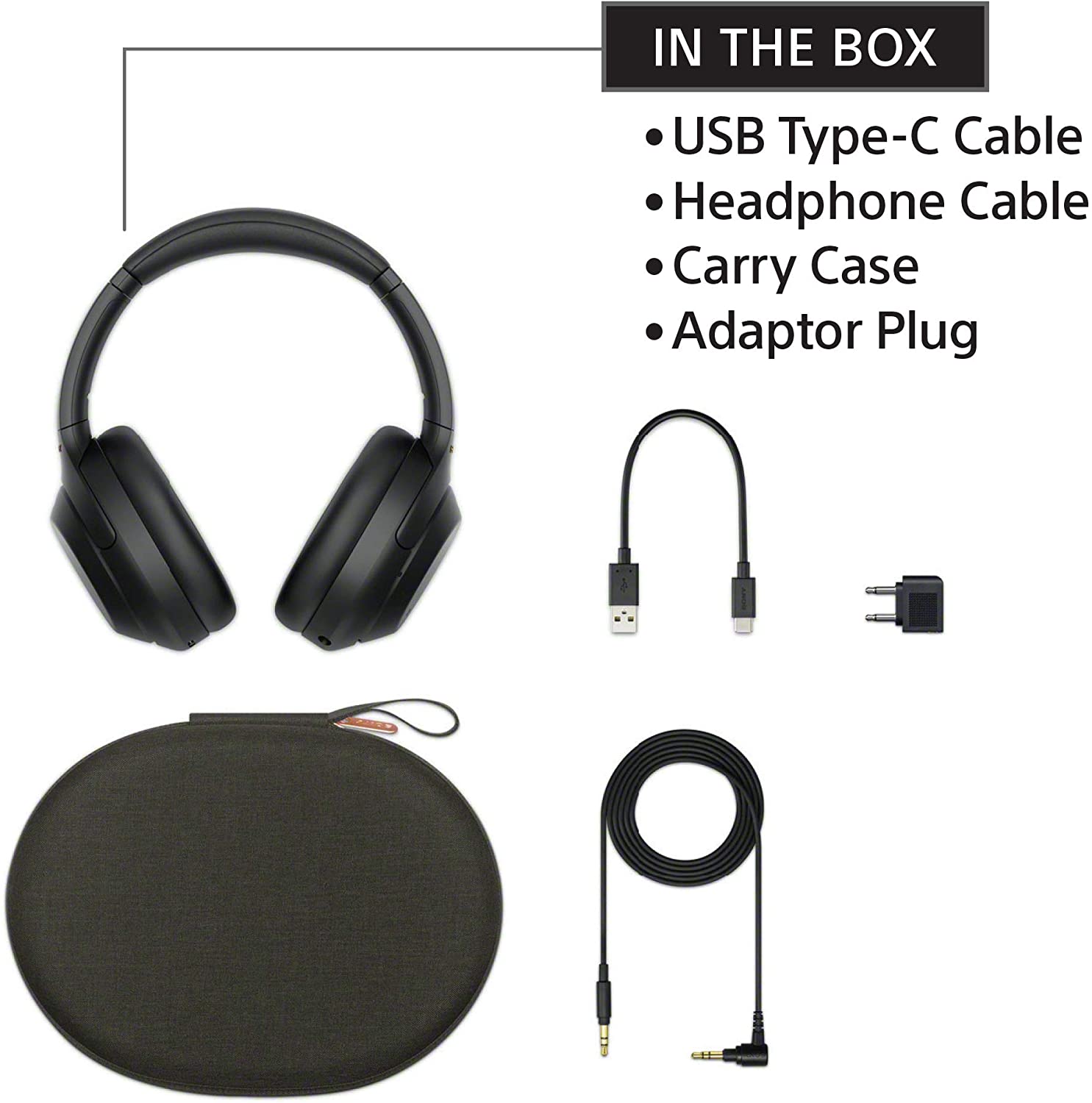 Sony WH-1000XM4 Wireless Noise Cancelling Overhead Headphones with Mic for Phone-Call and Google/Alexa Voice Control, Black Sony WH-1000XM4 Wireless Noise Cancelling Overhead Headphones with Mic for Phone-Call and Google/Alexa Voice Control, Black