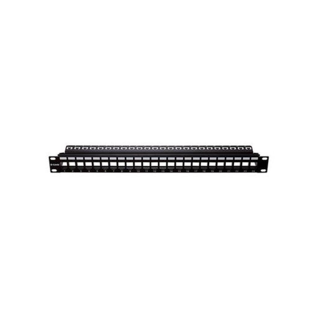 D-Link 24 Port Unloaded Patch Panel for UTP Cat5e/Cat6 -1U / NPP ...