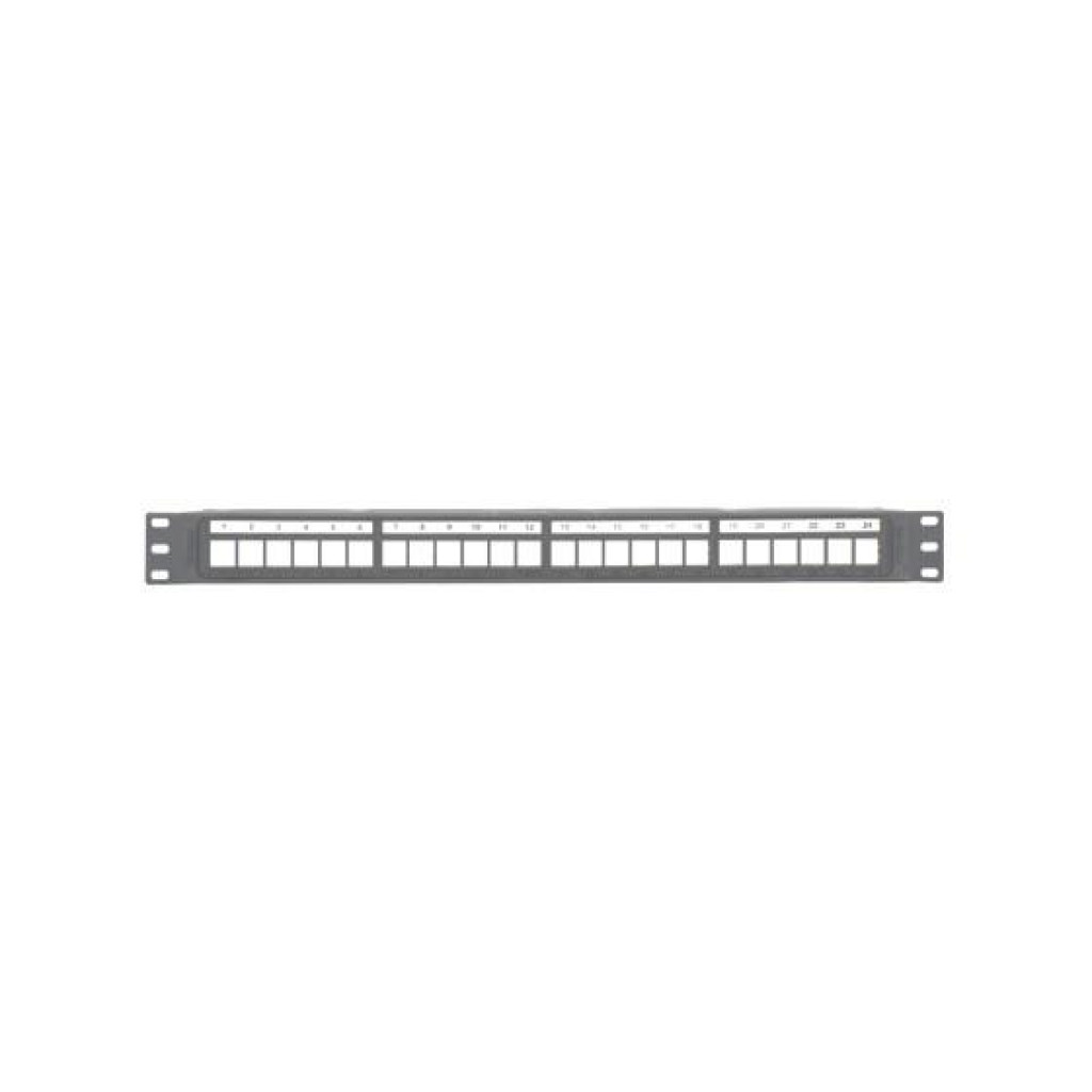 Panduit  NetKey 24-Port Unloaded Patch Panel / NKPP24P