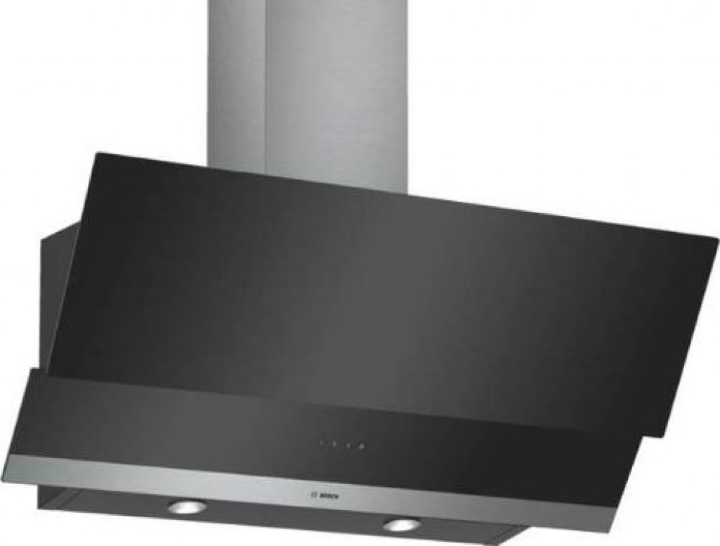 Bosch Kitchen Hood 90cm 629 M3/H 3 Speeds Clear Glass Black DWK095G60