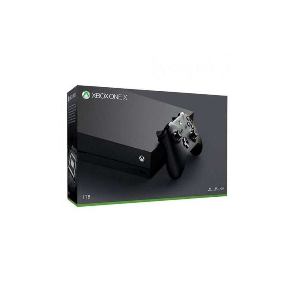 Xbox One X -جهاز تحكم 1 تيرا بايت - أسود Xbox One X -جهاز تحكم 1 تيرا بايت - أسود