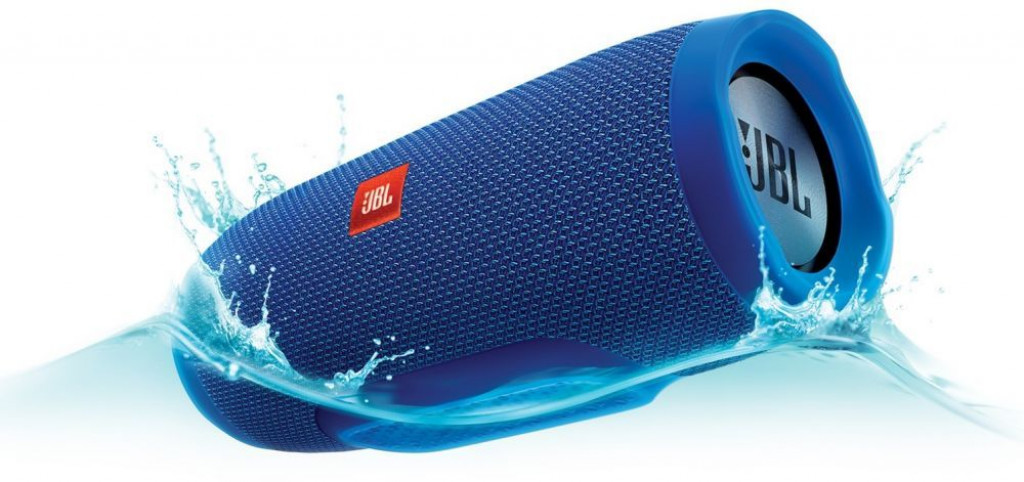 JBL Charge 3 Waterproof portable Bluetooth speaker, Blue JBL Charge 3 Waterproof portable Bluetooth speaker, Blue