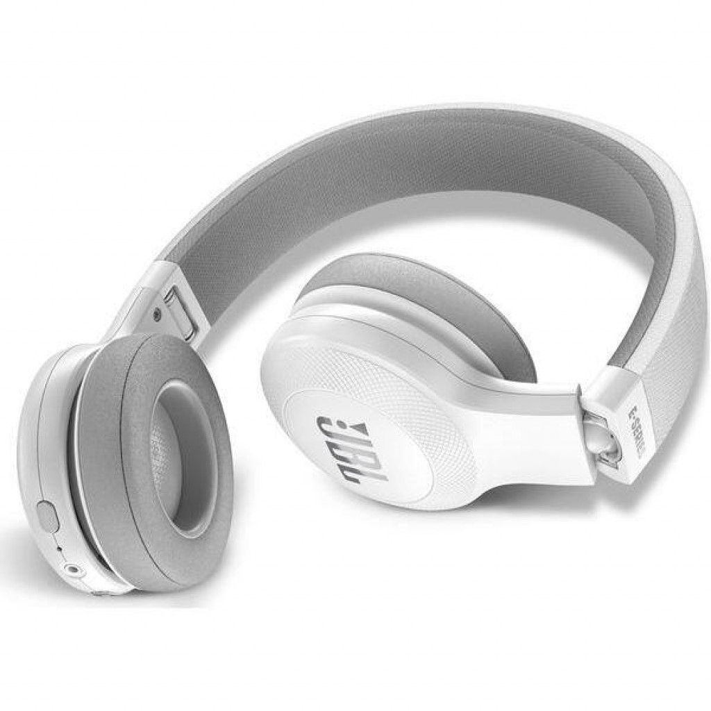 JBL E45BT Wireless On-Ear Headphones, White