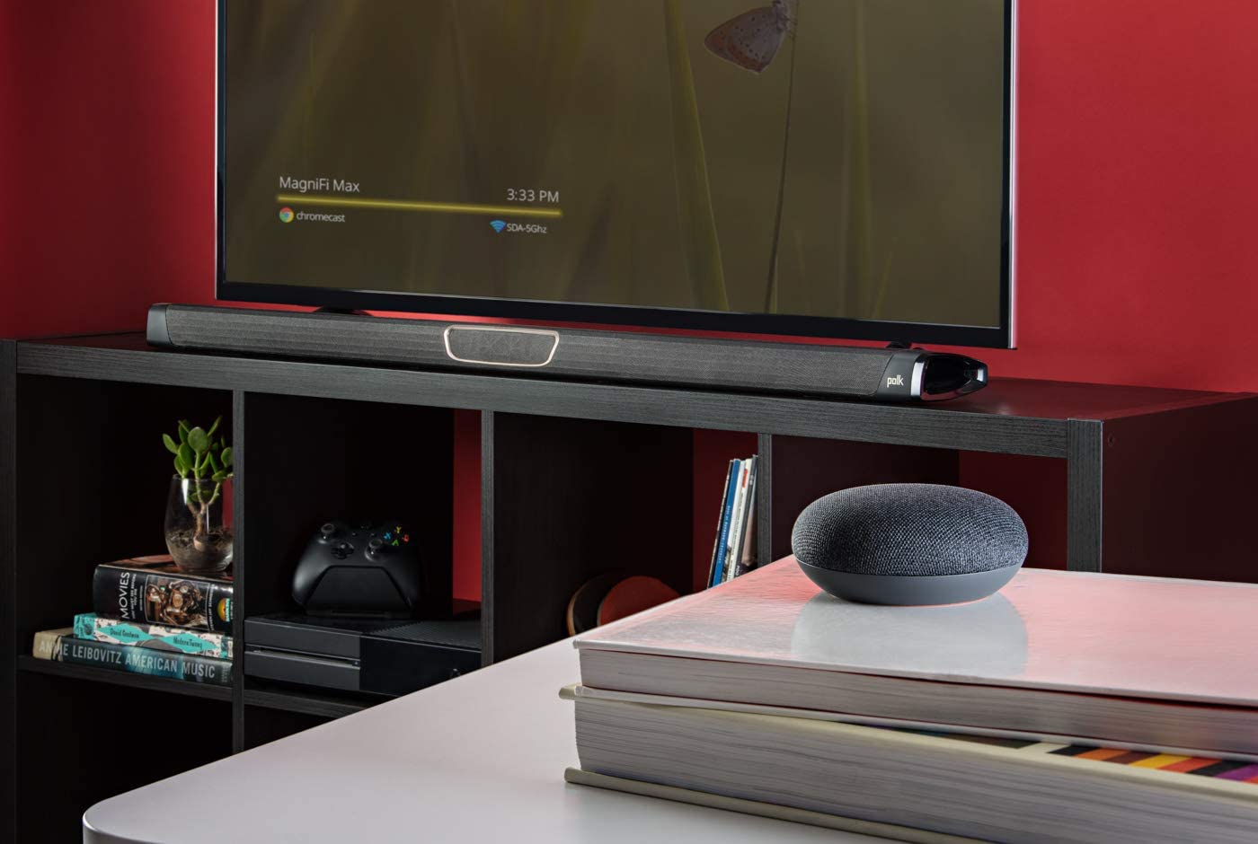 Polk Audio MagniFi Max Home Theater Sound Bar with 5.1 Dolby Digital Experience | Works with 4K & HD TVs | HDMI & Optical Cables, Wireless Subwoofer Included Black Polk Audio MagniFi Max Home Theater Sound Bar with 5.1 Dolby Digital Experience | Works with 4K & HD TVs | HDMI & Optical Cables, Wireless Subwoofer Included Black