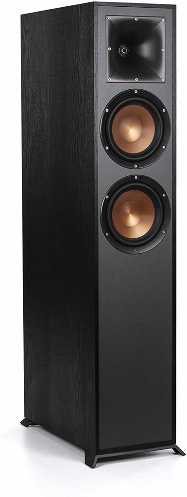 Klipsch R-625FA Powerful Detailed Floorstanding Single Home Speaker Black