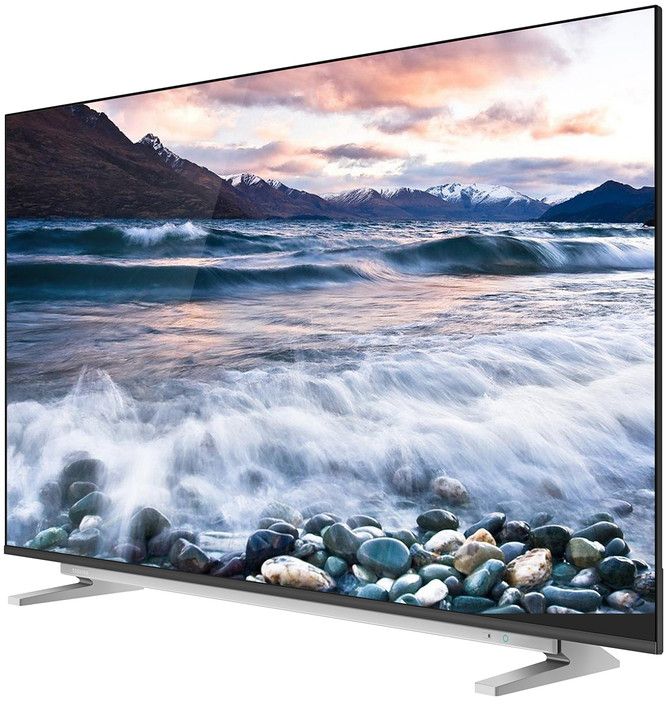 TOSHIBA 4K Smart Frameless LED TV 55 Inch With BuiltIn Receiver, 3 HDMI and 2 USB Inputs