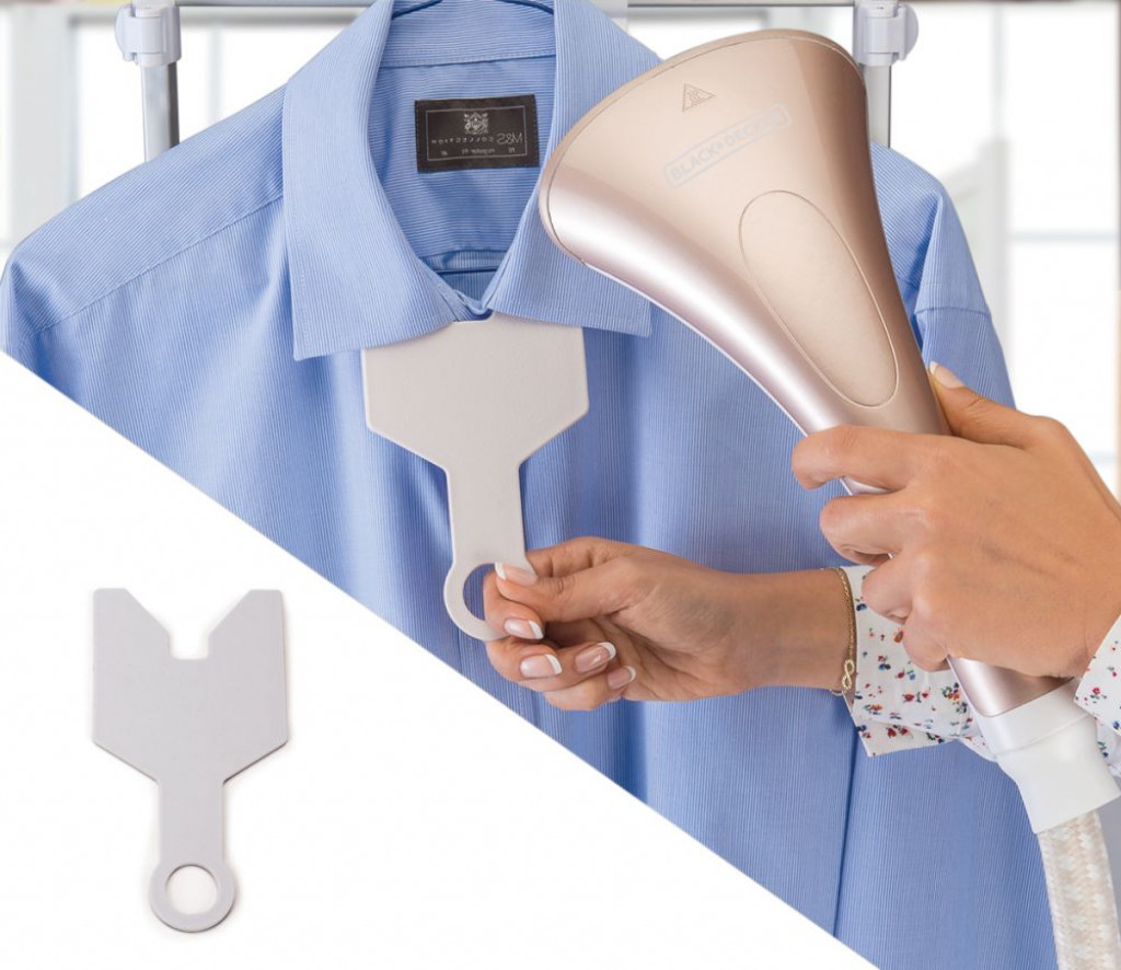 Black & Decker 2000W Digital Garment Steamer, White/Gold Gstd2050B5