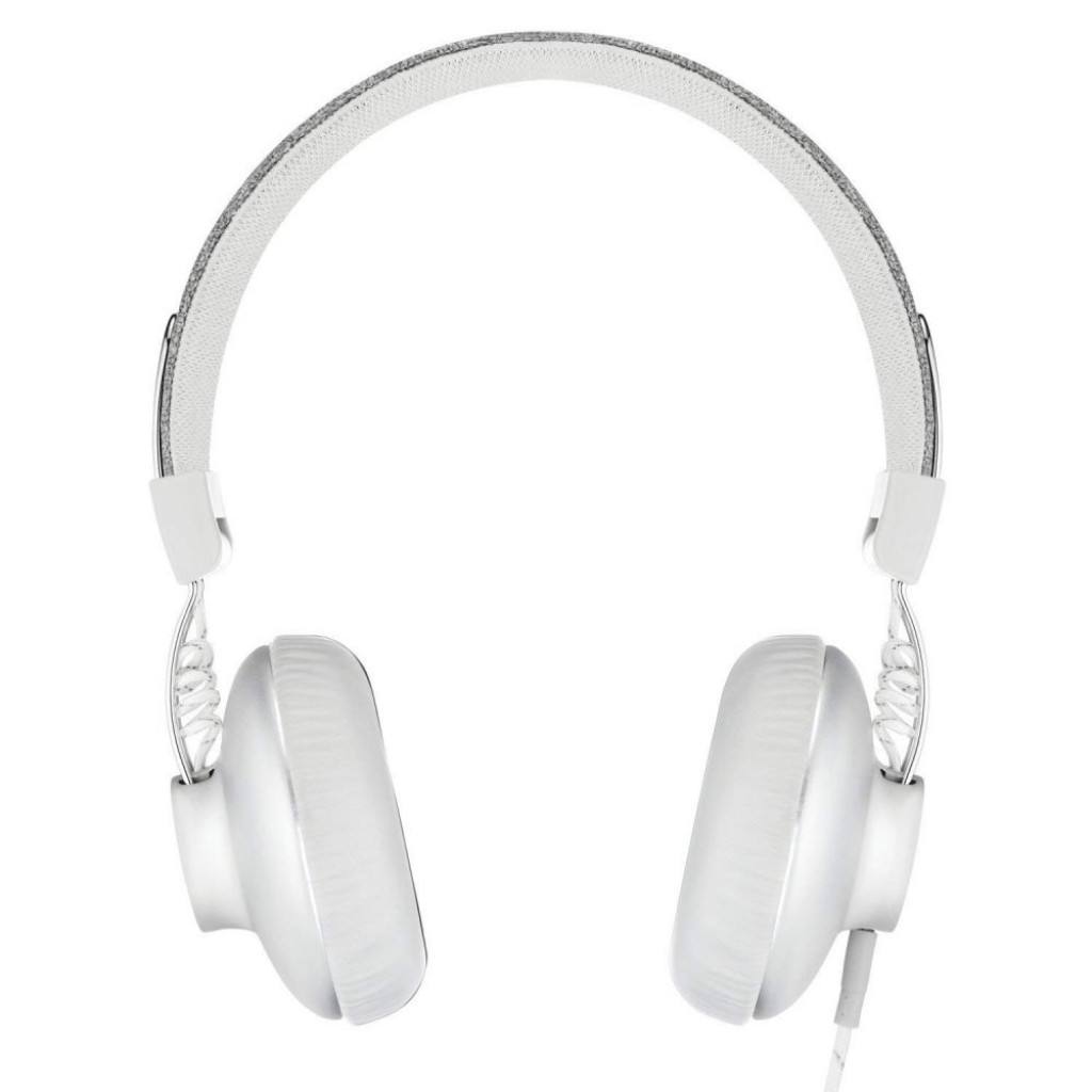 House Of Marley Positive Vibration 2 On Ear Headset With Mic, Silver - EM-JH121-SV House Of Marley Positive Vibration 2 On Ear Headset With Mic, Silver - EM-JH121-SV