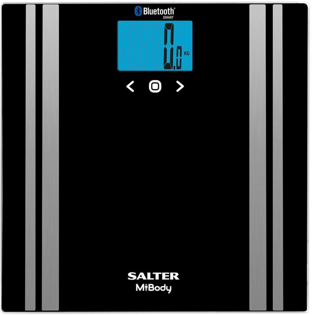 Salter Mibody Digital Analyser Bathroom Scale - Black, 9159-BK3R