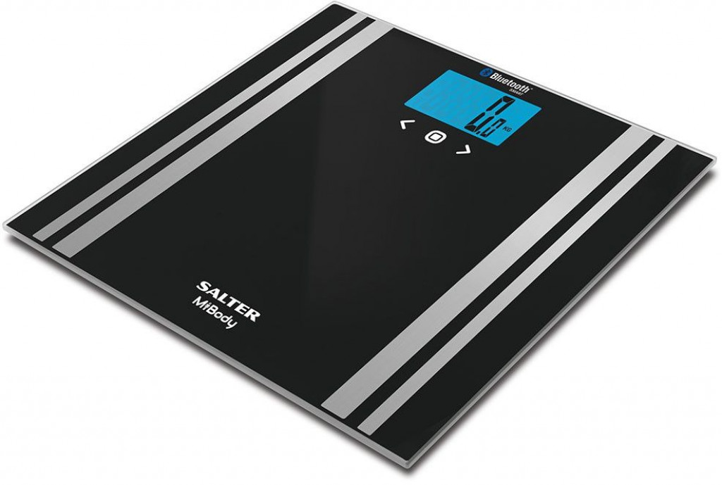 Salter Mibody Digital Analyser Bathroom Scale - Black, 9159-BK3R Salter Mibody Digital Analyser Bathroom Scale - Black, 9159-BK3R
