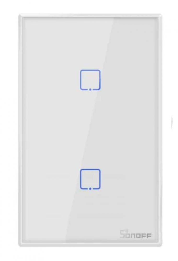Sonoff Smart Switch Tx T0 2 gang WIFI White color Sonoff Smart Switch Tx T0 2 gang WIFI White color