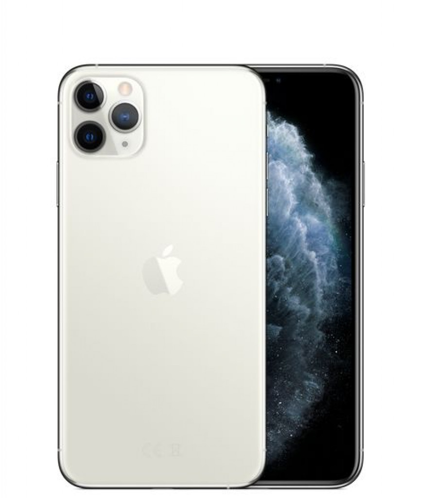 Apple iPhone 11 Pro Max - 512GB, 4GB RAM, 4G LTE, Silver, Single SIM & E-SIM