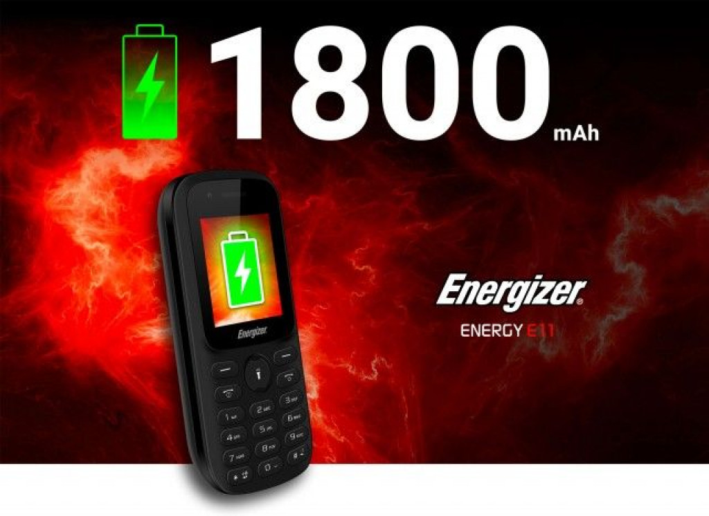 Energizer Energy E11 Dual SIM - 32MB, 32MB RAM, 2G, Black Energizer Energy E11 Dual SIM - 32MB, 32MB RAM, 2G, Black