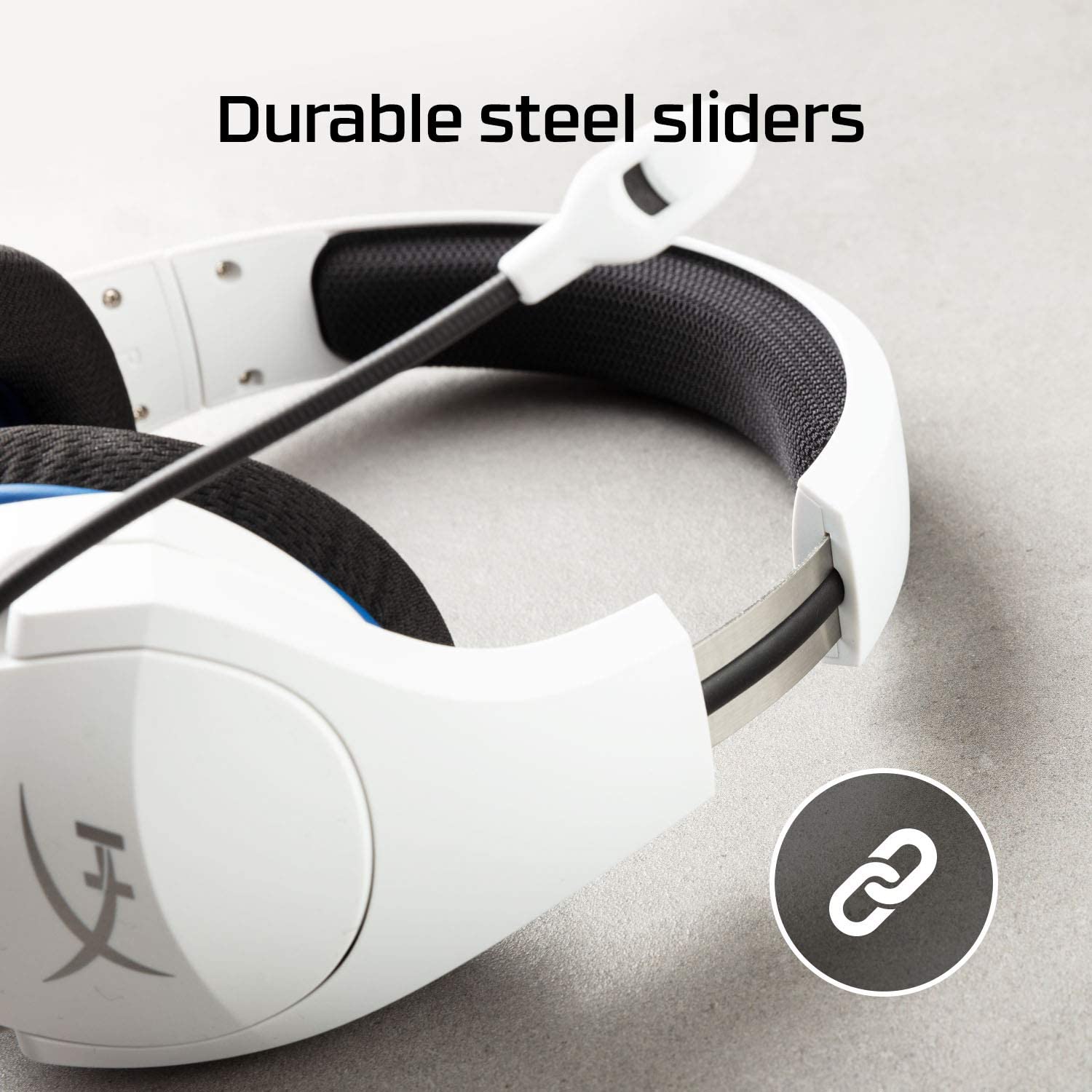 HyperX Cloud Stinger Core – Wireless Gaming Headset, for PS4, PS5, PC, Lightweight, Durable Steel Sliders, Noise-Cancelling Microphone - White HyperX Cloud Stinger Core – Wireless Gaming Headset, for PS4, PS5, PC, Lightweight, Durable Steel Sliders, Noise-Cancelling Microphone - White