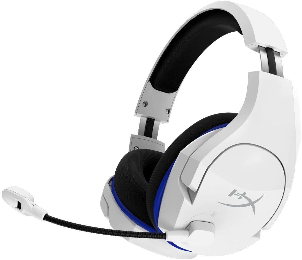 HyperX Cloud Stinger Core – Wireless Gaming Headset, for PS4, PS5, PC, Lightweight, Durable Steel Sliders, Noise-Cancelling Microphone - White HyperX Cloud Stinger Core – Wireless Gaming Headset, for PS4, PS5, PC, Lightweight, Durable Steel Sliders, Noise-Cancelling Microphone - White