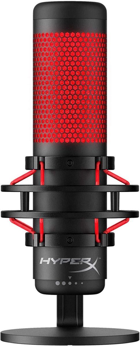 HyperX QuadCast - Standalone Microphone for streamers - content creators and gamers PC, PS4, and Mac, Black, One Size HyperX QuadCast - Standalone Microphone for streamers - content creators and gamers PC, PS4, and Mac, Black, One Size