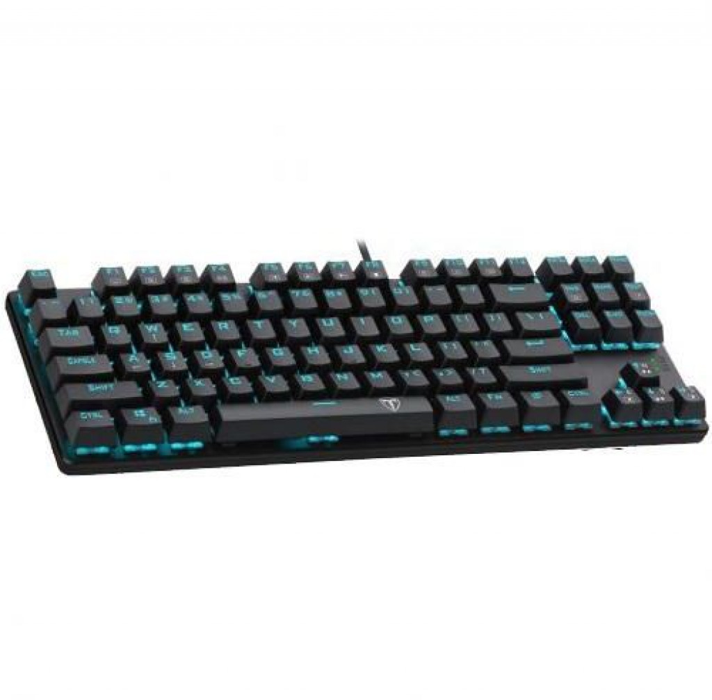 T-Dagger T-TGK313 Mechanical TKL Gaming Keyboard -Ice Blue LED - Blue Switch - Detachable Cable- Eg