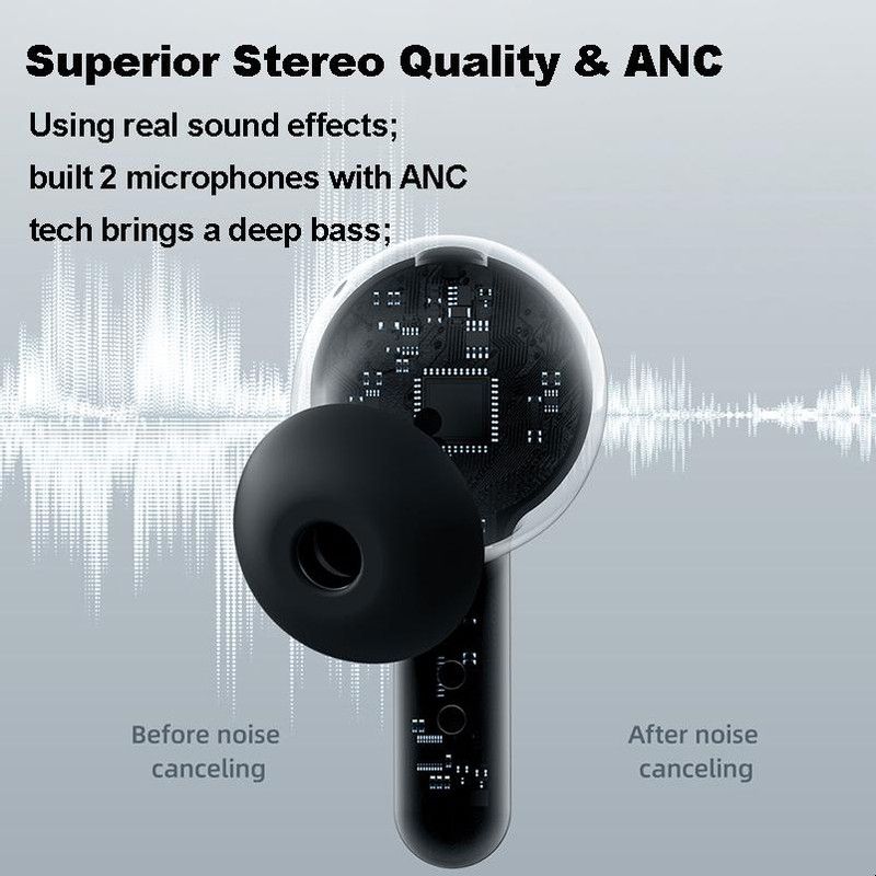 Joyroom JR-TA1 TWS Waterproof Wireless Bluetooth Earphones, Noise Reduction - Black Joyroom JR-TA1 TWS Waterproof Wireless Bluetooth Earphones, Noise Reduction - Black