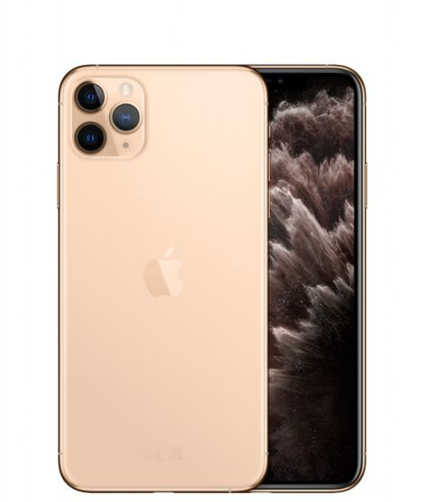 Apple iPhone 11 Pro Max - 64GB, 4GB RAM, 4G LTE, Gold, Single SIM & E-SIM