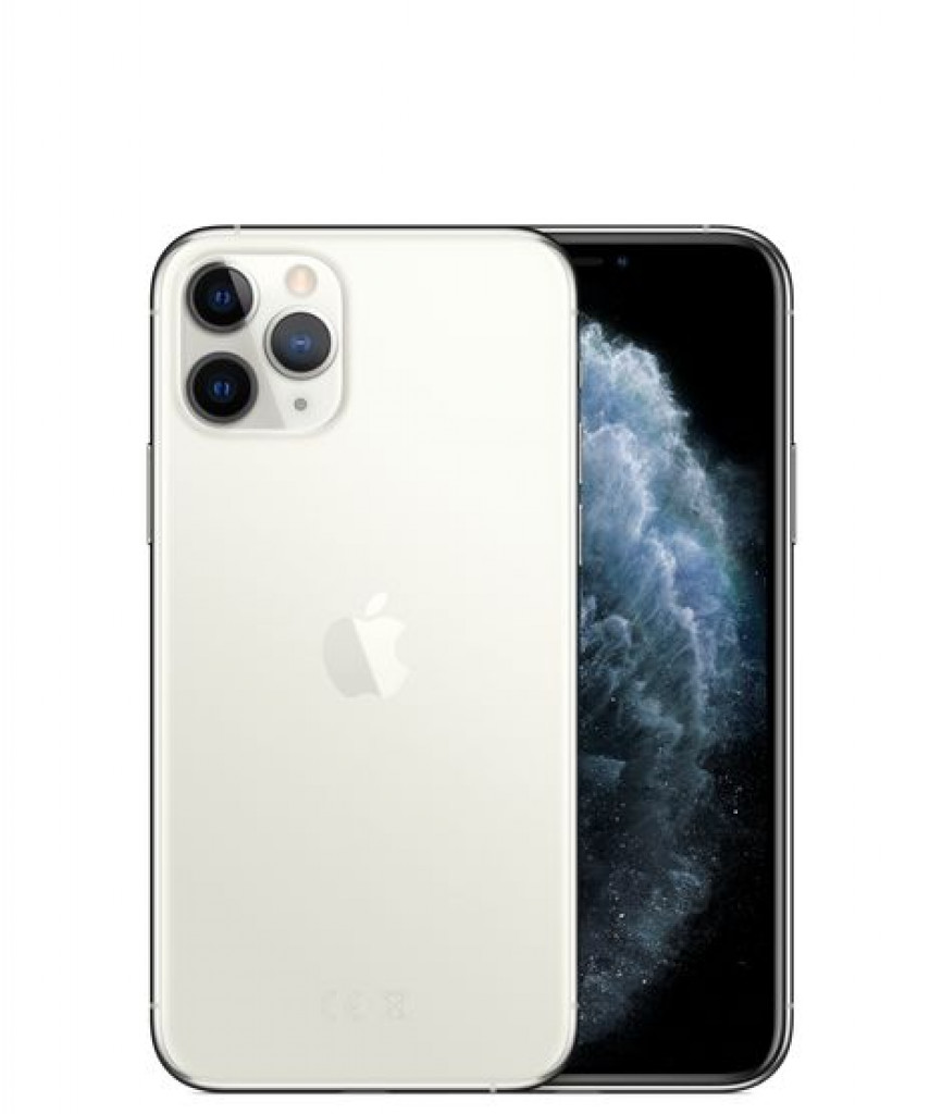 Apple iPhone 11 Pro - 64GB, 4GB RAM, 4G LTE, Silver, Single SIM & E-SIM