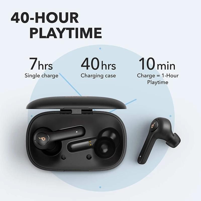 Anker Soundcore Life P2 TWS True Wireless Earphones with 4 Microphones, CVC 8.0 Noise Reduction, 40H Playtime, IPX7 Waterproof Anker Soundcore Life P2 TWS True Wireless Earphones with 4 Microphones, CVC 8.0 Noise Reduction, 40H Playtime, IPX7 Waterproof