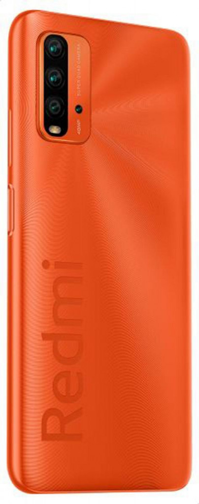 Xiaomi Redmi 9T Dual SIM Mobile - 6.53 Inch, 128 GB, 6 GB RAM, 4G LTE - Sunrise Orange