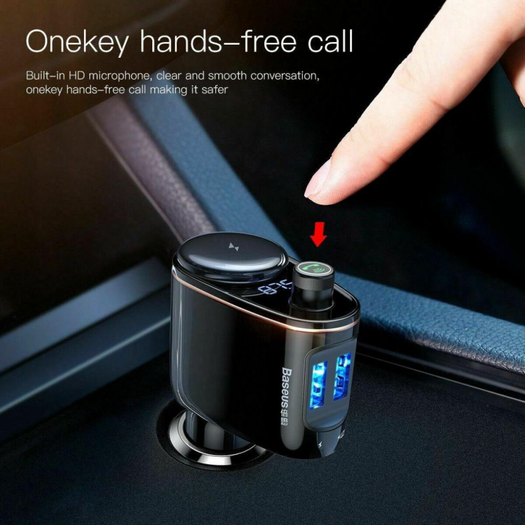 Baseus Locomotive Bluetooth MP3 in-Car Car charger USB