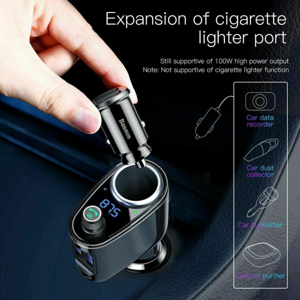 Baseus Locomotive Bluetooth MP3 in-Car Car charger USB Baseus Locomotive Bluetooth MP3 in-Car Car charger USB