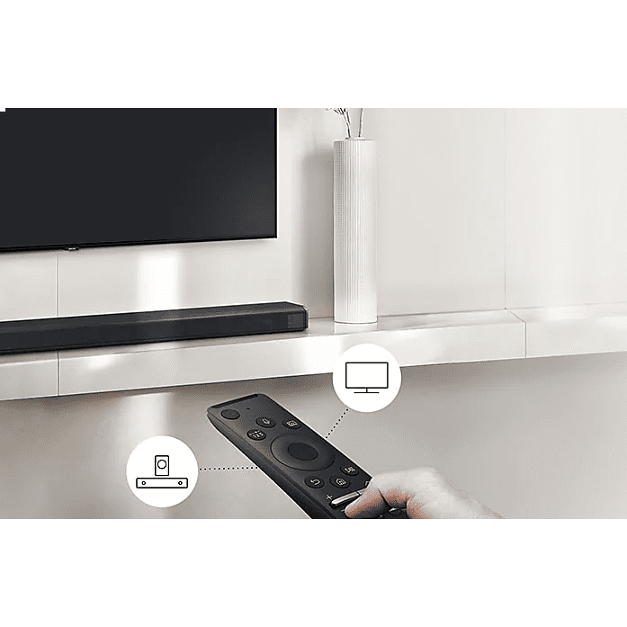 Samsung 85 Inche Neo QLED 8K Smart TV with Solar Remote, QN800A + Samsung 3.1.2ch Wireless Soundbar, Black - HW-Q70T Samsung 85 Inche Neo QLED 8K Smart TV with Solar Remote, QN800A + Samsung 3.1.2ch Wireless Soundbar, Black - HW-Q70T