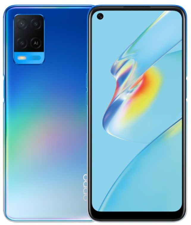Oppo A54 Dual SIM Mobile Phone - 6.51 Inch, 128 GB, 4 GB RAM, 4G LTE - Starry Blue Oppo A54 Dual SIM Mobile Phone - 6.51 Inch, 128 GB, 4 GB RAM, 4G LTE - Starry Blue