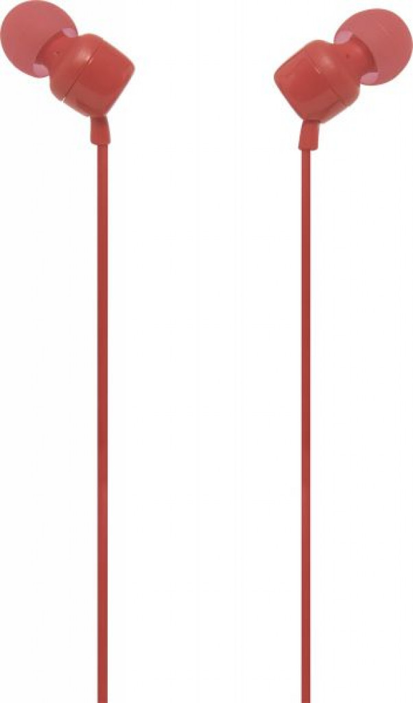 JBL T110 High Bass Stereo Wired Earphones with Microphone - Red