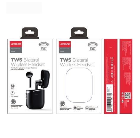 Joyroom JR-T15 Wireless Earphone Stereo HIFI Sound Pop Out Design Headset Bluetooth 5.0 Low Delay IPX5 Waterproof Sports Earbuds Joyroom JR-T15 Wireless Earphone Stereo HIFI Sound Pop Out Design Headset Bluetooth 5.0 Low Delay IPX5 Waterproof Sports Earbuds