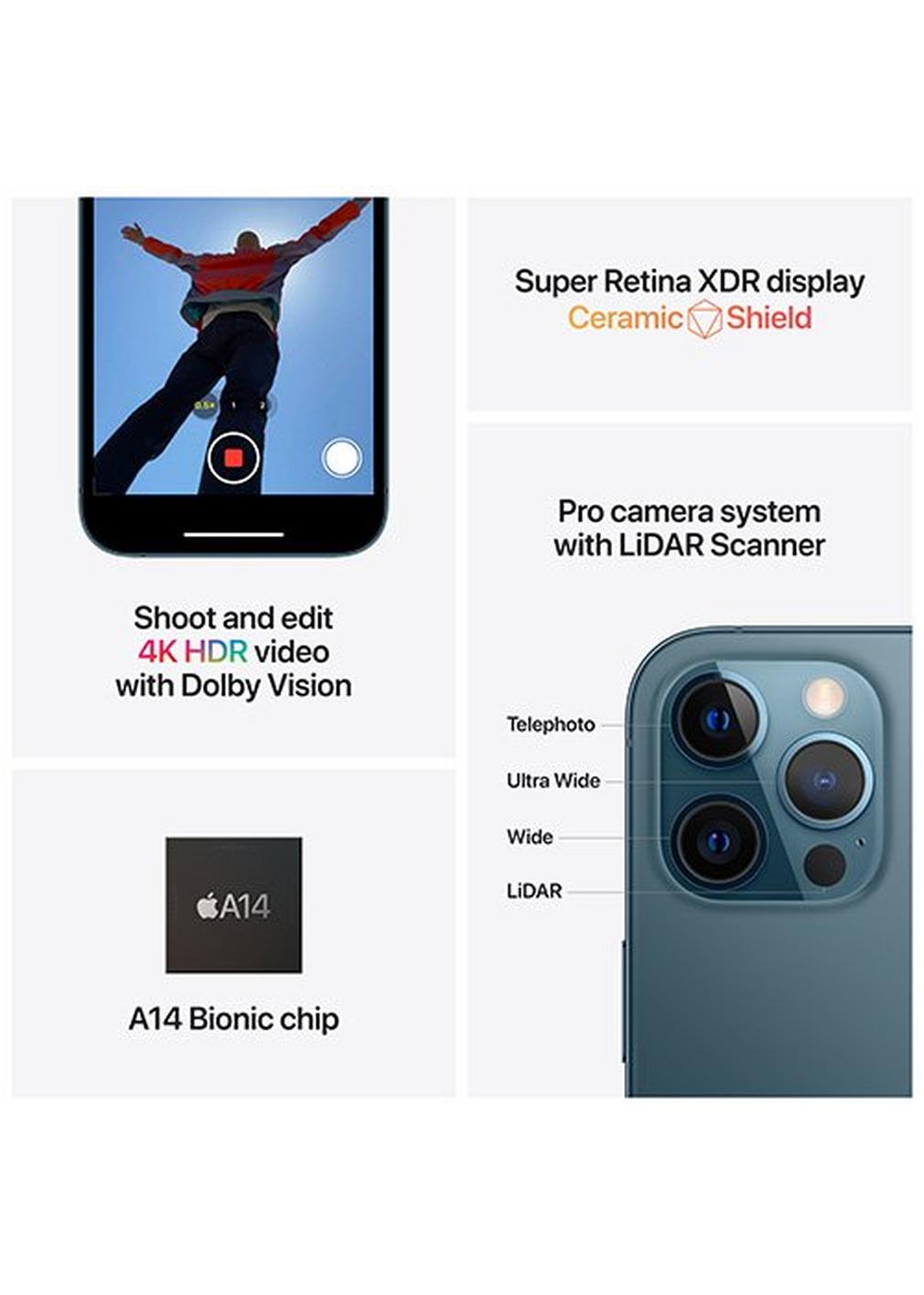 Apple iPhone 12 Pro Max, 5G, 128 GB, Pacific Blue Apple iPhone 12 Pro Max, 5G, 128 GB, Pacific Blue