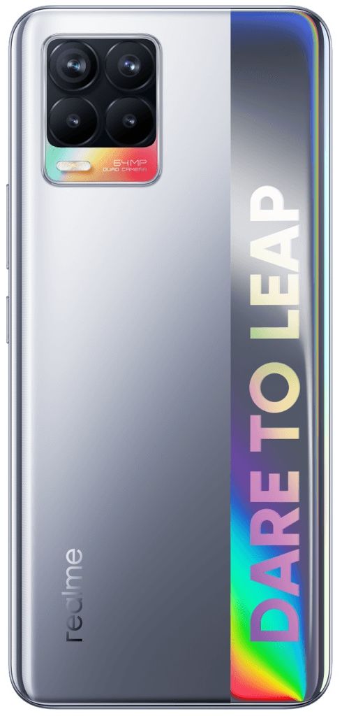 Realme 8 Dual SIM - 6.4 inches, 128GB, 8GB RAM, 4G LTE - Silver Realme 8 Dual SIM - 6.4 inches, 128GB, 8GB RAM, 4G LTE - Silver