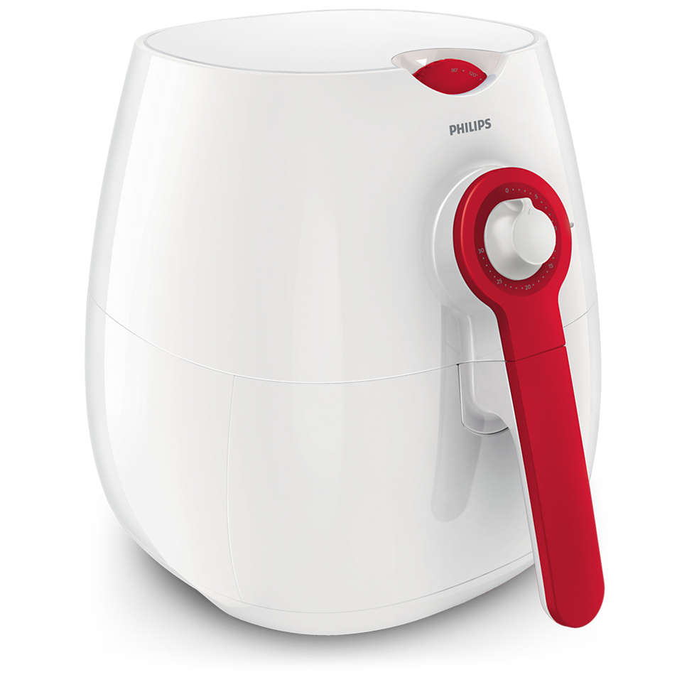 Daily Collection Air Fryer 0.8L 1425W HD9217 White/Red Daily Collection Air Fryer 0.8L 1425W HD9217 White/Red